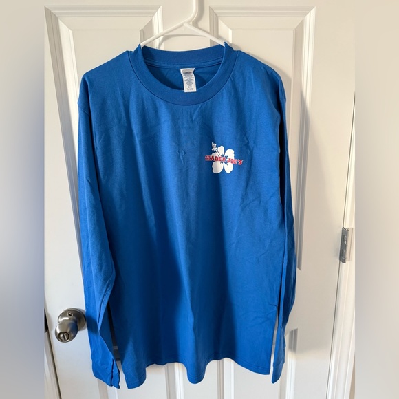 Vibrant Blue Long Sleeve Tee - Picture 1 of 2